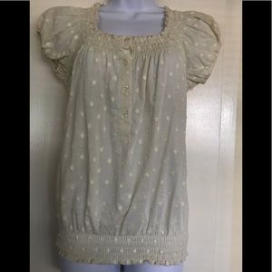 Sam&Max, white off , top , size M ,100%COTTON